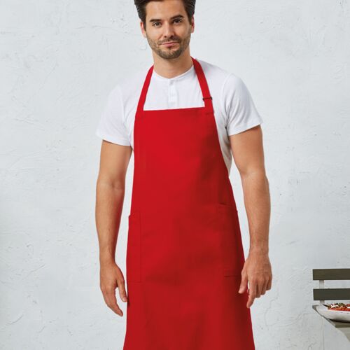 Premier Premier Recycled Polyester and Fairtrade Organic Cotton Bib Apron PR120 Premier Recycled Polyester and Fairtrade Organic Cotton Bib Apron Thumbnail