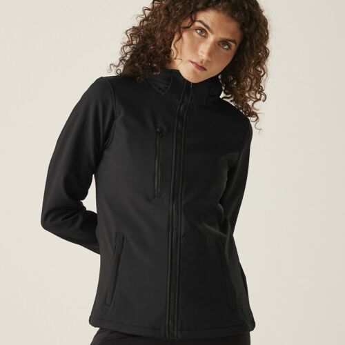 Regatta Professional Women's venturer 3-layer hooded softshell jacket RG153 Women's venturer 3-layer hooded softshell jacket Thumbnail