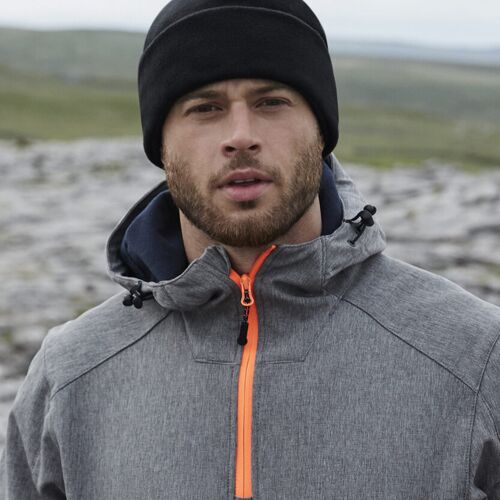 Recycled fleece cuffed beanie Thumbnail