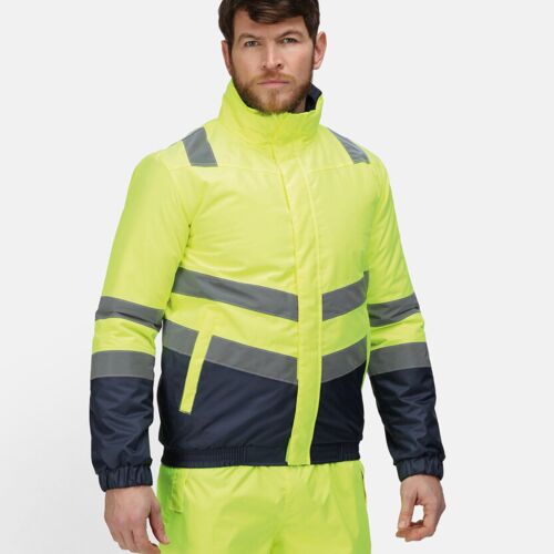 Regatta High Visibility Pro hi-vis classic bomber jacket RG452 Pro hi-vis classic bomber jacket Thumbnail
