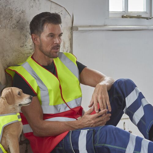 Yoko Hi-vis two-tone waistcoat (HVW122) YK107 Hi-vis two-tone waistcoat (HVW122) Thumbnail