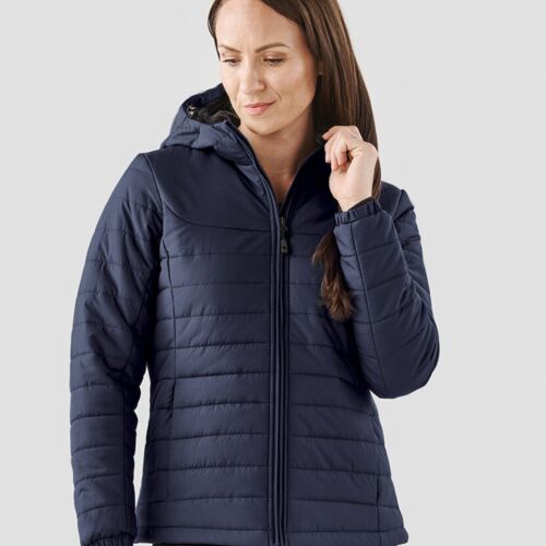 Stormtech Women’s Nautilus quilted hooded jacket ST213 Women’s Nautilus quilted hooded jacket Thumbnail
