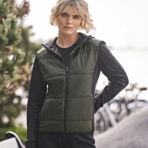 Tee Jays Tee Jays Ladies Hybrid-Stretch Hooded Jacket T9113 Tee Jays Ladies Hybrid-Stretch Hooded Jacket Thumbnail