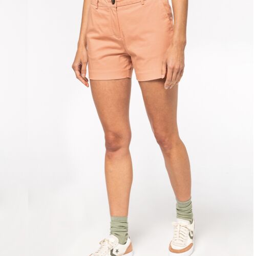 Native Spirit Native Spirit Ladies Chino Shorts NS739 Native Spirit Ladies Chino Shorts Thumbnail