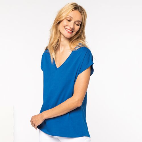 Native Spirit Native Spirit Ladies Oversized V Neck T-Shirt NS312 Native Spirit Ladies Oversized V Neck T-Shirt Thumbnail