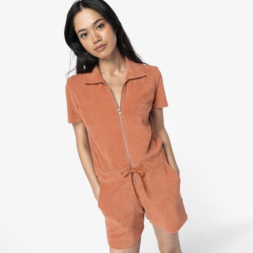 Native Spirit Native Spirit Ladies Terry Towel Short Overall NS5002 Native Spirit Ladies Terry Towel Short Overall Thumbnail
