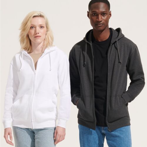 SOL'S SOL'S Unisex Carter Full Zip Hoodie 03812 SOL'S Unisex Carter Full Zip Hoodie Thumbnail