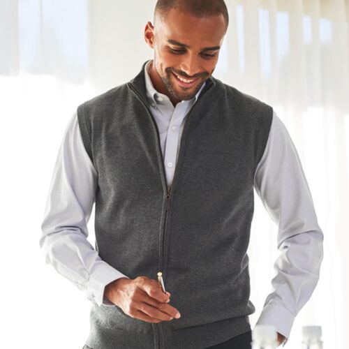 Brook Taverner Brook Taverner Lincoln Knitted Zip Gilet BK557 Brook Taverner Lincoln Knitted Zip Gilet Thumbnail