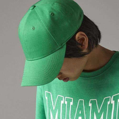 EarthAware® junior classic organic cotton 6-panel cap Thumbnail