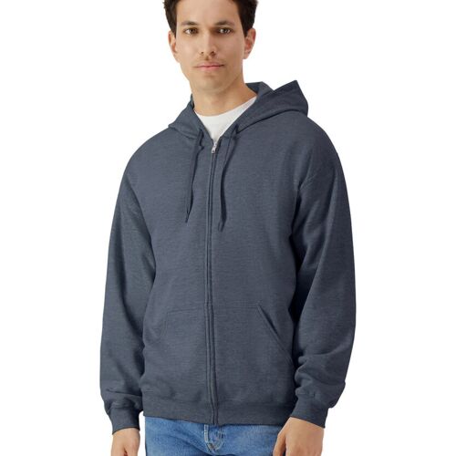 Gildan Softstyle™ midweight fleece adult full-zip hooded sweatshirt GD068 Softstyle™ midweight fleece adult full-zip hooded sweatshirt Thumbnail