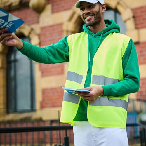 Regatta High Visibility Pro hi-vis two-band easy print vest RG471 Pro hi-vis two-band easy print vest Thumbnail