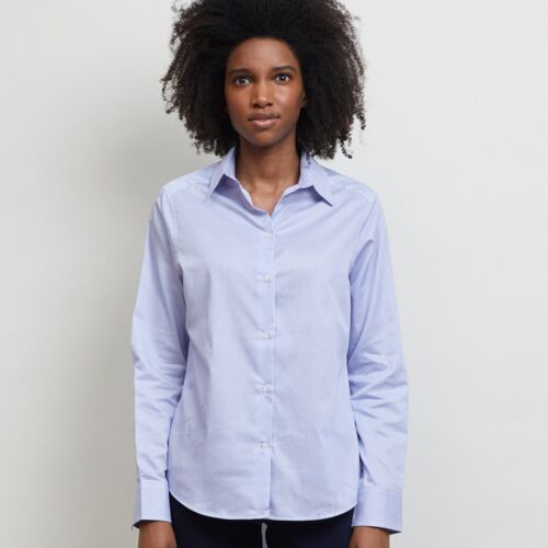 Neoblu NEOBLU Ladies Baptiste Striped Long Sleeve Shirt 04339 NEOBLU Ladies Baptiste Striped Long Sleeve Shirt Thumbnail