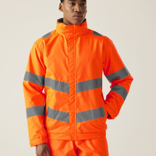 Regatta High Visibility Hi-vis Pro contract Dover jacket RG477 Hi-vis Pro contract Dover jacket Thumbnail
