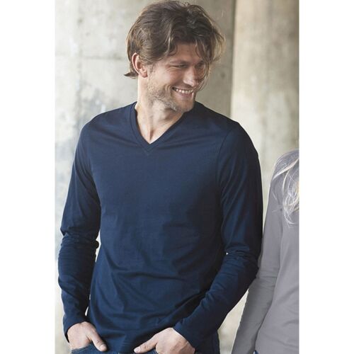 Kariban Men's long-sleeved V-neck T-shirt KB358 Men's long-sleeved V-neck T-shirt Thumbnail