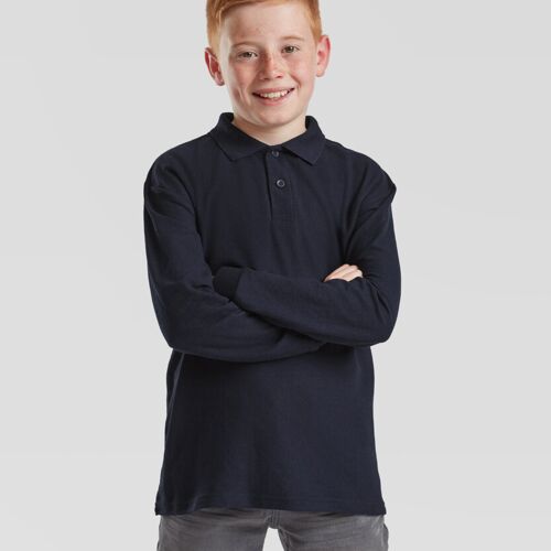 Fruit of the Loom Kids long sleeve 65/35 polo SS320 Kids long sleeve 65/35 polo Thumbnail