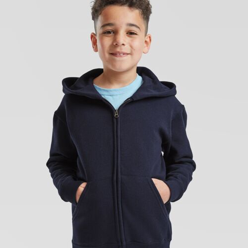 Fruit of the Loom Kids classic hooded sweatshirt jacket SS225 Kids classic hooded sweatshirt jacket Thumbnail