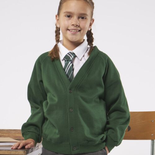 Maddins Kids Coloursureâ„¢ cardigan MD04B Kids Coloursureâ„¢ cardigan Thumbnail