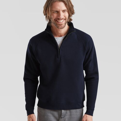 Fruit of the Loom Premium 70/30 zip-neck sweatshirt SS830 Premium 70/30 zip-neck sweatshirt Thumbnail