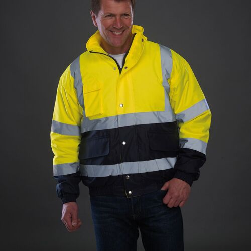 Yoko Hi-vis two-tone bomber jacket (HVP218) YK044 Hi-vis two-tone bomber jacket (HVP218) Thumbnail