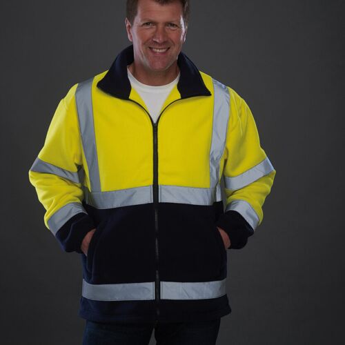 Yoko Hi-vis heavyweight fleece jacket (HVK08) YK042 Hi-vis heavyweight fleece jacket (HVK08) Thumbnail