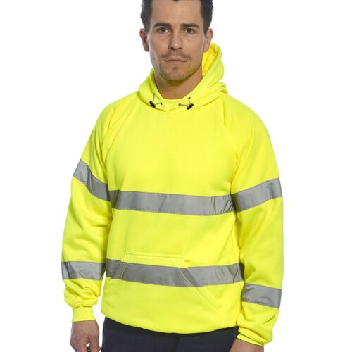 Portwest Hi-vis hooded sweatshirt (B304) PW337 Hi-vis hooded sweatshirt (B304) Thumbnail