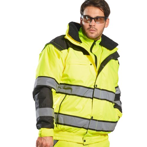 Portwest Hi-vis classic bomber jacket (C466) PW332 Hi-vis classic bomber jacket (C466) Thumbnail