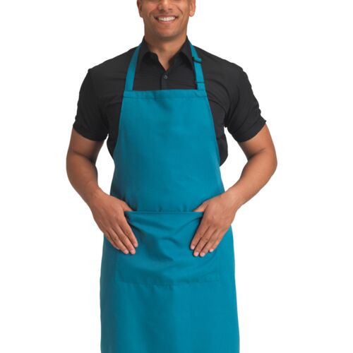 Recycled Bib Apron With Pocket Thumbnail