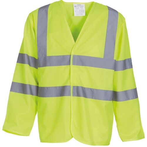 Yoko Hi-vis long sleeve waistcoat (HVJ200) YK007 Hi-vis long sleeve waistcoat (HVJ200) Thumbnail