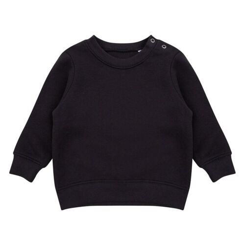 Larkwood Crew neck sweatshirt with shoulder poppers LW06T Crew neck sweatshirt with shoulder poppers Thumbnail