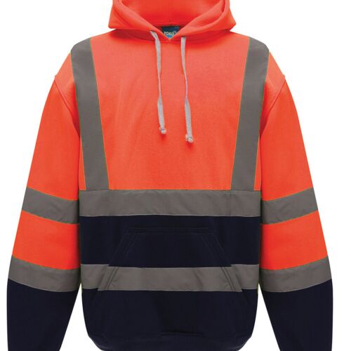 Yoko Hi-vis pull-over hoodie (HVK05) YK032 Hi-vis pull-over hoodie (HVK05) Thumbnail