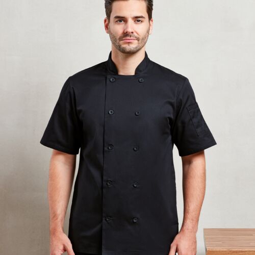 Premier Premier Short Sleeve Chef's Jacket PR656 Premier Short Sleeve Chef's Jacket Thumbnail
