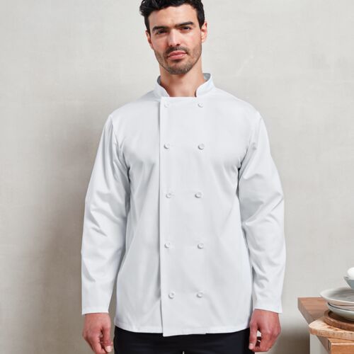 Premier Premier Long Sleeve Chef's Jacket PR657 Premier Long Sleeve Chef's Jacket Thumbnail