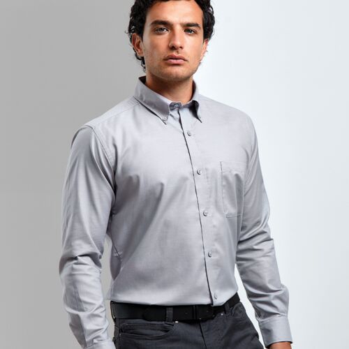 Premier Premier Signature Long Sleeve Oxford Shirt PR234 Premier Signature Long Sleeve Oxford Shirt Thumbnail