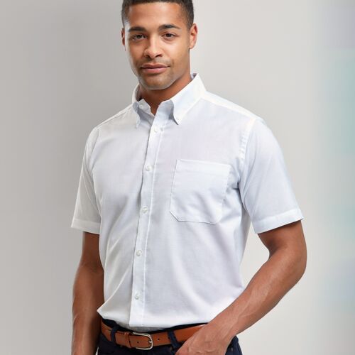 Premier Premier Signature Short Sleeve Oxford Shirt PR236 Premier Signature Short Sleeve Oxford Shirt Thumbnail
