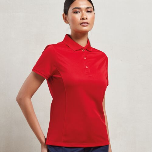 Premier Premier Ladies Coolchecker® Piqué Polo Shirt PR616 Premier Ladies Coolchecker® Piqué Polo Shirt Thumbnail