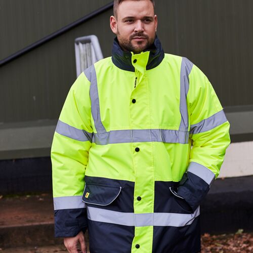 Warrior Warrior Hi-Vis Contrast Traffic Jacket WR008 Warrior Hi-Vis Contrast Traffic Jacket Thumbnail