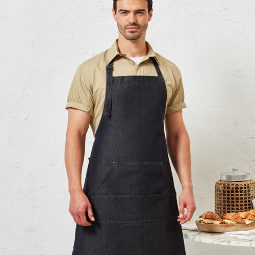 Premier Premier Denim Bib Apron PR126 Premier Denim Bib Apron Thumbnail