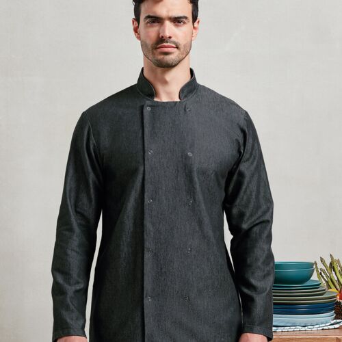 Premier Denim chef's jacket PR660 Denim chef's jacket Thumbnail