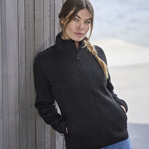 Tee Jays Tee Jays Ladies Knitted Outdoor Fleece Jacket T9616 Tee Jays Ladies Knitted Outdoor Fleece Jacket Thumbnail