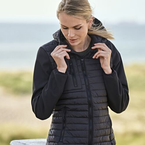 Tee Jays Tee Jays Ladies Crossover Hooded Jacket T9629 Tee Jays Ladies Crossover Hooded Jacket Thumbnail