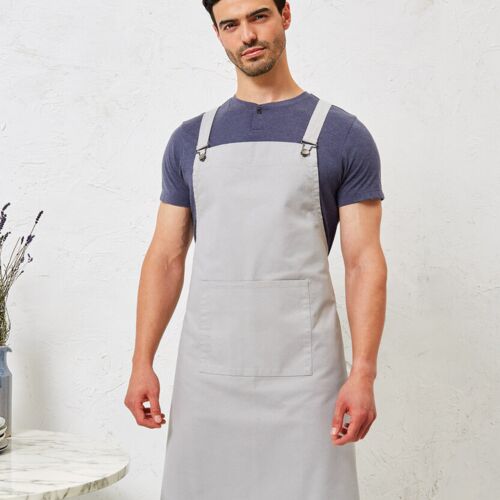 Premier Cross back 'barista' bib apron PR129 Cross back 'barista' bib apron Thumbnail