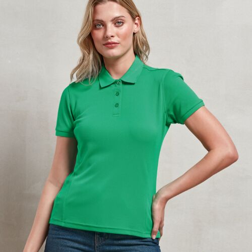 Premier Premier Ladies Coolchecker® Plus Piqué Polo Shirt PR632 Premier Ladies Coolchecker® Plus Piqué Polo Shirt Thumbnail