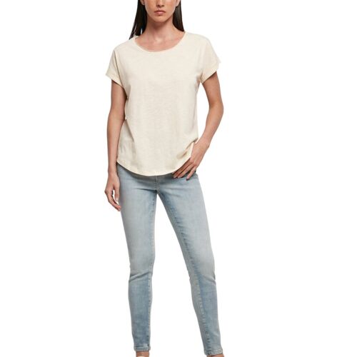 Build Your Brand Women's long slub tee BY036 Women's long slub tee Thumbnail