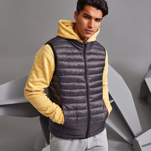 2786 Melange padded gilet TS038 Melange padded gilet Thumbnail