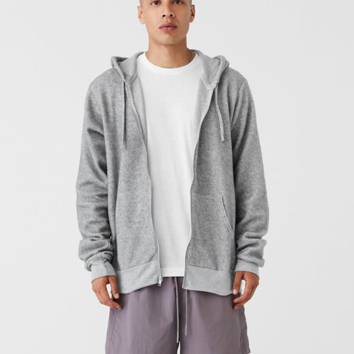 Bella + Canvas Unisex sueded fleece full-zip hoodie BE131 Unisex sueded fleece full-zip hoodie Thumbnail