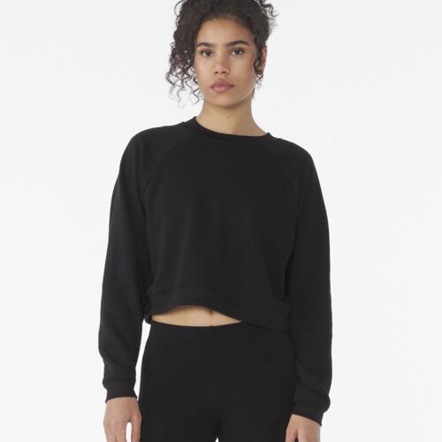 Bella + Canvas Women's raglan pullover fleece BE134 Women's raglan pullover fleece Thumbnail