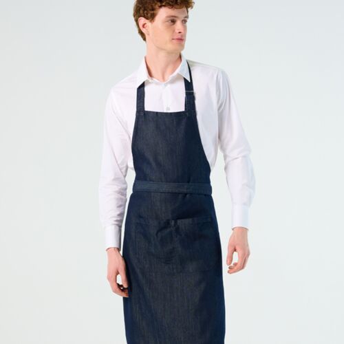 SOL'S SOL'S Grant Denim Bib Apron with Pocket 02104 SOL'S Grant Denim Bib Apron with Pocket Thumbnail