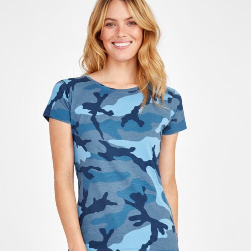 SOL'S SOL'S Ladies Camo T-Shirt 01187 SOL'S Ladies Camo T-Shirt Thumbnail