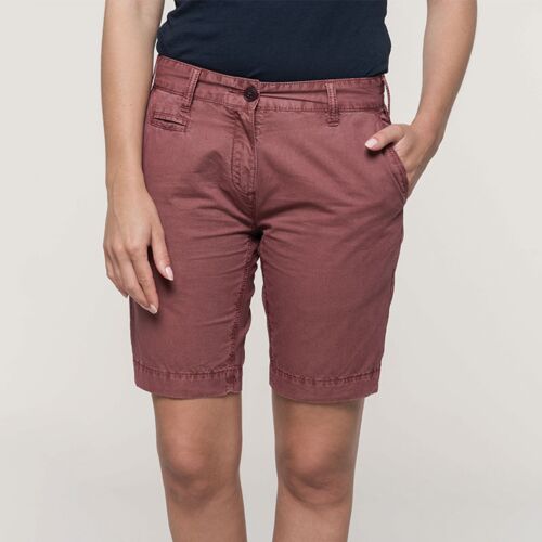 Kariban Ladies' washed effect Bermuda shorts KB753 Ladies' washed effect Bermuda shorts Thumbnail
