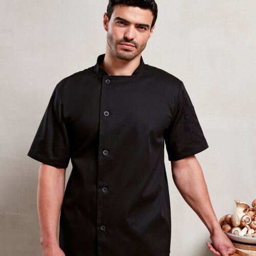 Premier Chef's essential short sleeve jacket PR900 Chef's essential short sleeve jacket Thumbnail